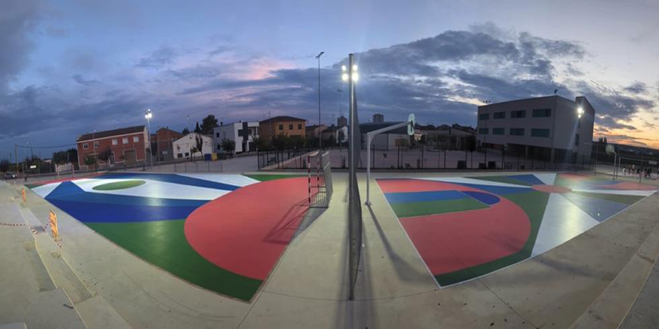Pista basquet
